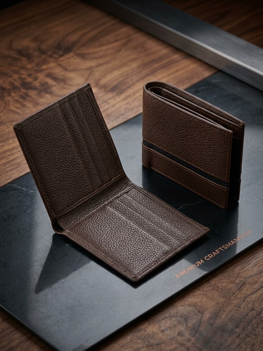 TI Mocha Stripe Wallet